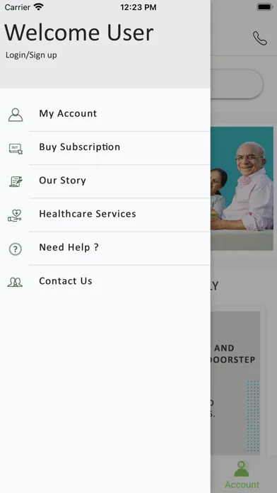 Zrzuty ekranu HealthSarathi