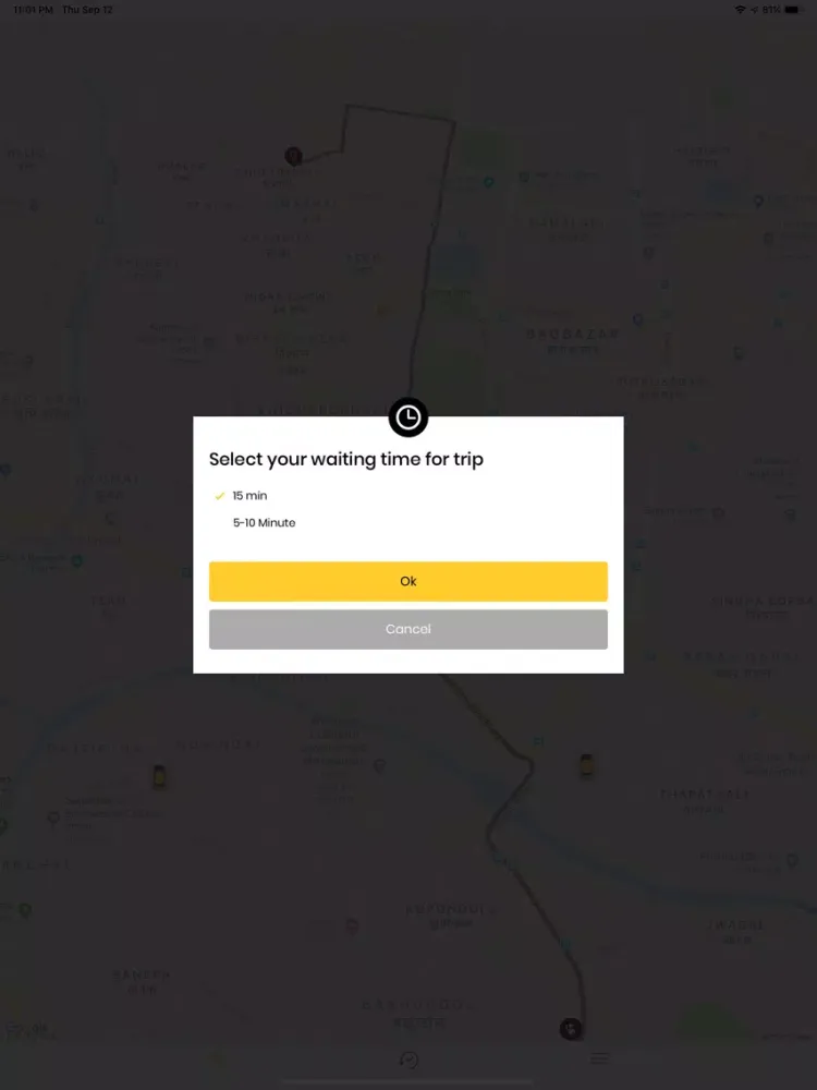 Sarathi: Taxi/Bike hailing app iPad  Ekran Görüntüleri
