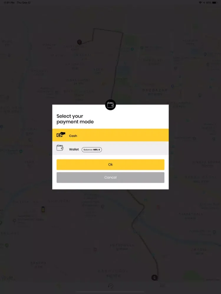 Sarathi: Taxi/Bike hailing app iPad  Ekran Görüntüleri
