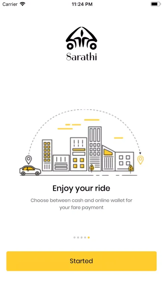 Sarathi: Taxi/Bike hailing app Ekran Görüntüleri