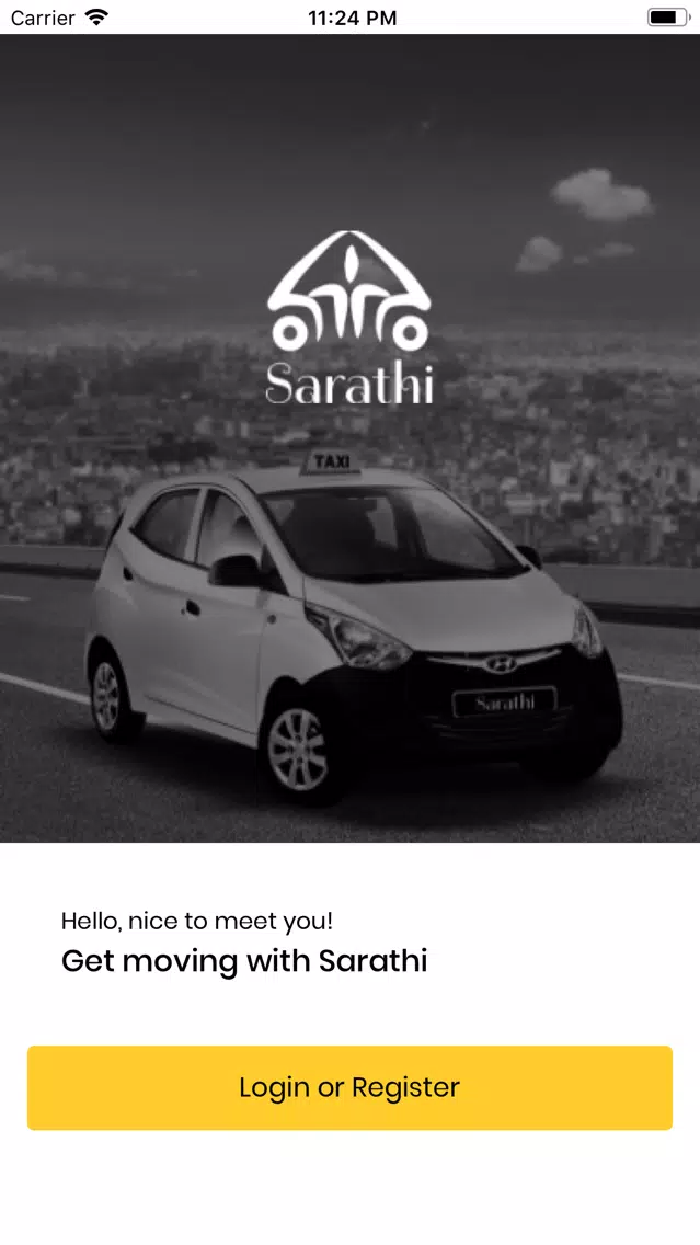 Screenshot di Sarathi: Taxi/Bike hailing app