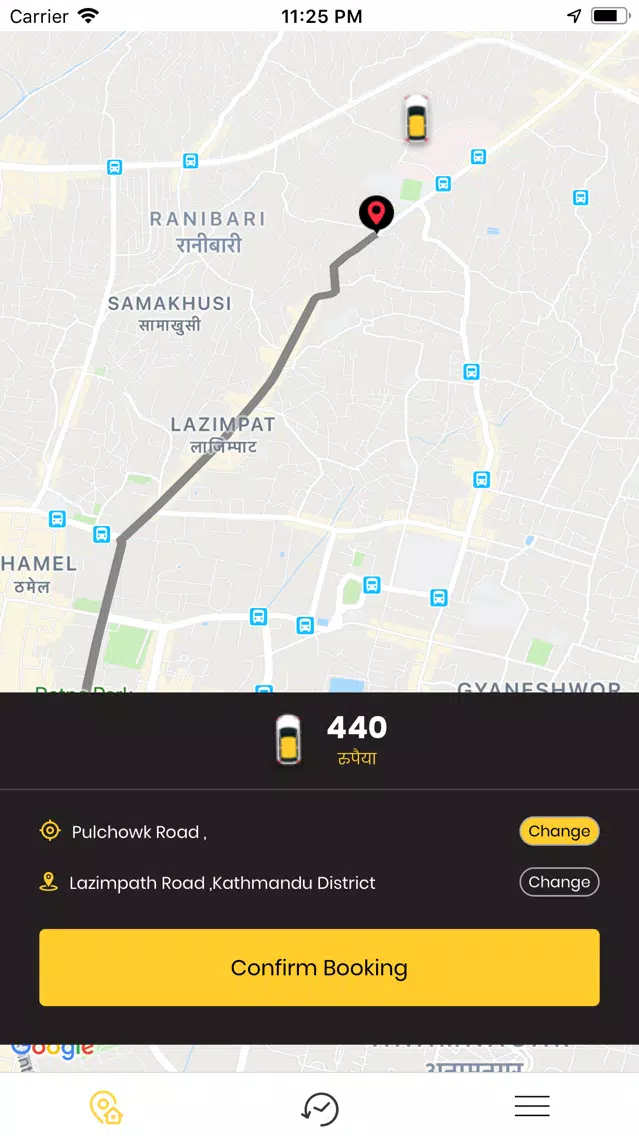 Screenshot di Sarathi: Taxi/Bike hailing app