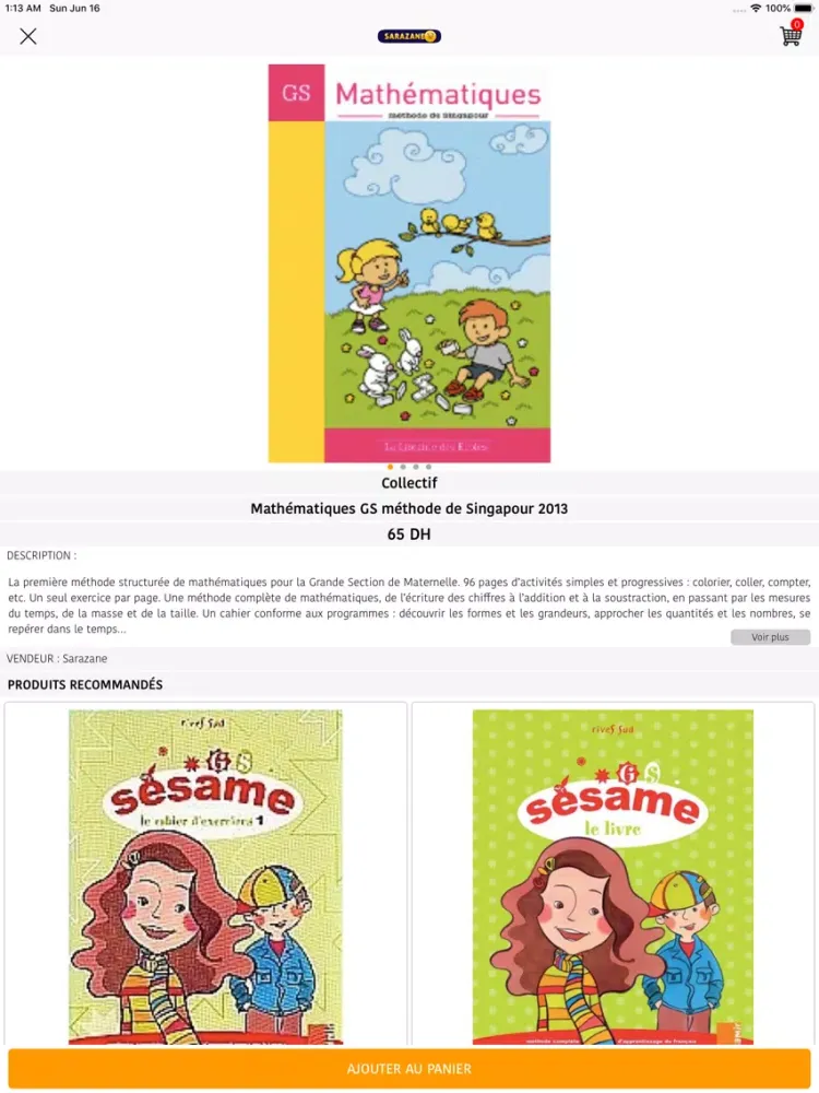 صور MAKTABA Maroc | الكتب المدرسية iPad 