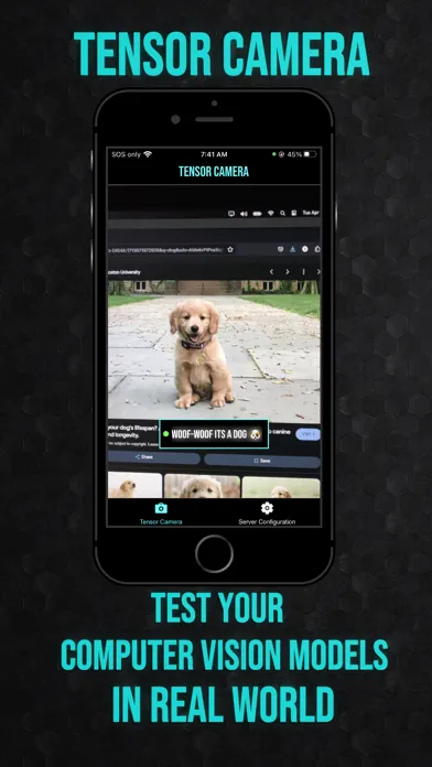 Tensor Camera سکرین شاٹس