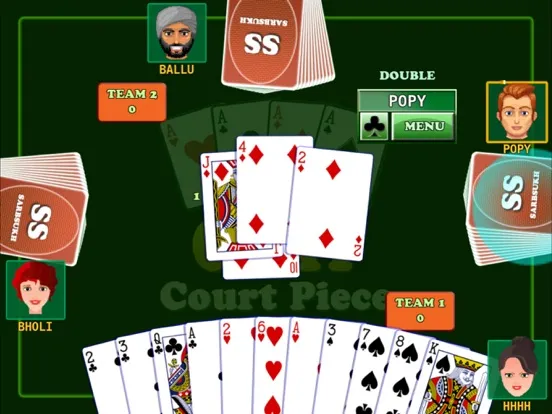 صور Card Game Coat : Court Piece iPad 
