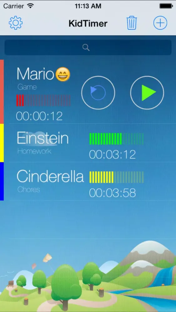 Capturas de tela do KidTimer - Kid Timer Countdown - By Sarcastic Apps - Game Timer
