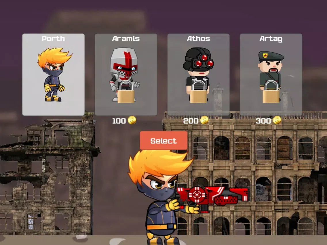 Cowboy Single Fighter Shooting iPad 应用截图