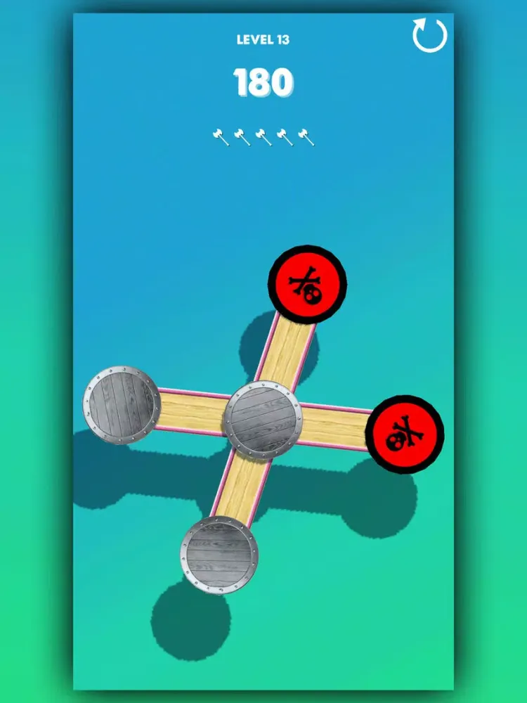 Tricks Axe Throwing and Hit! iPad 應用截圖