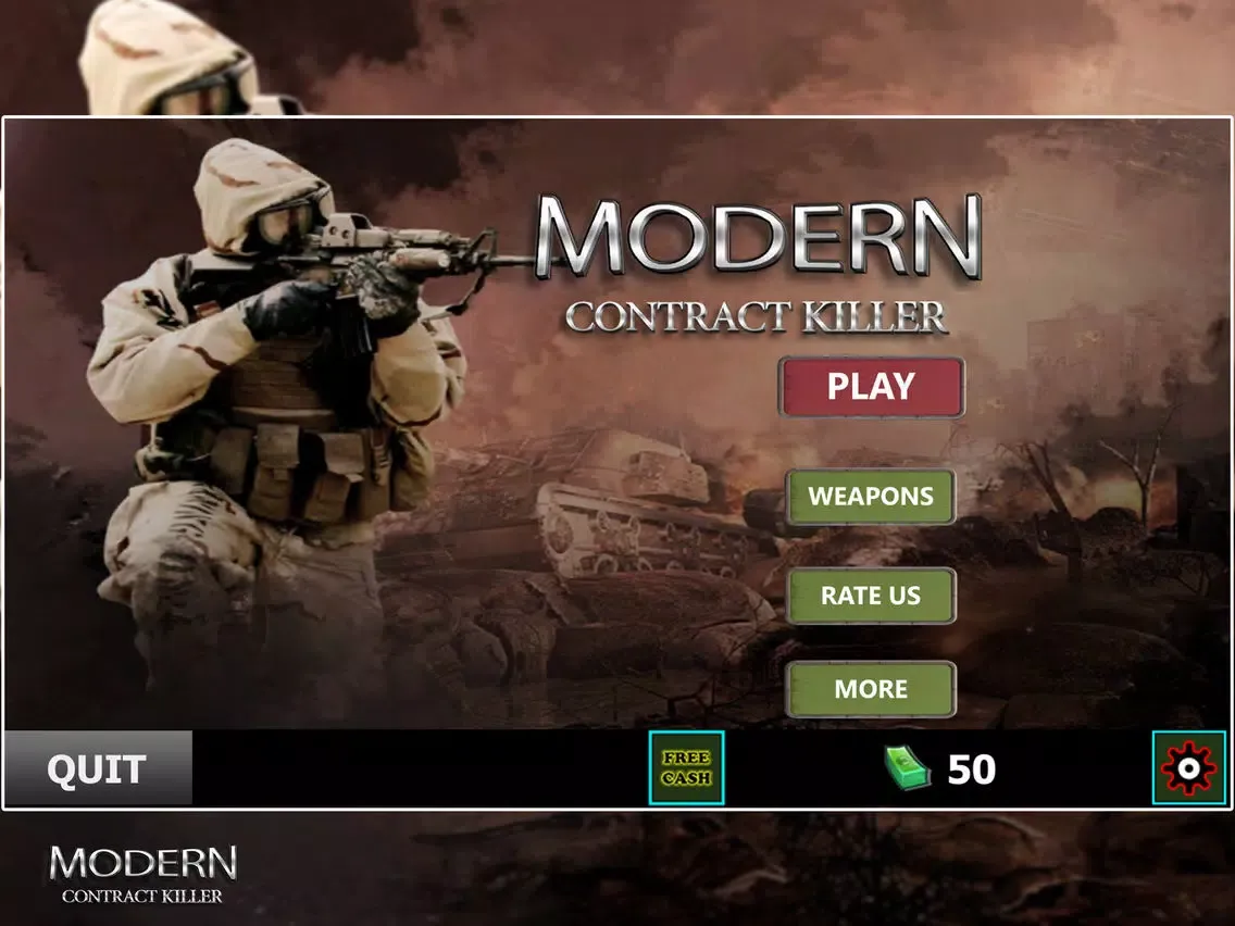 Modern Contract Killer: Gunman iPad  스크린샷