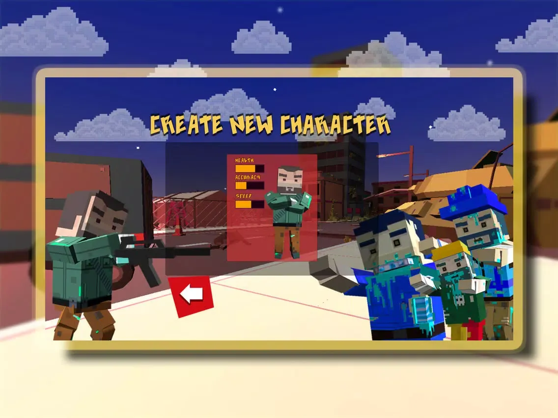Скриншоты Pixel Zombie Strike 3D iPad 