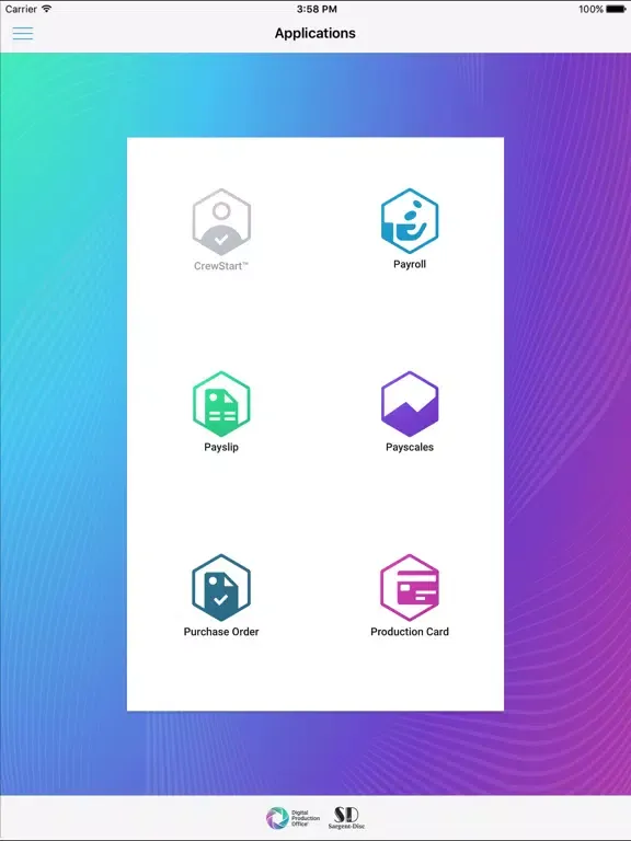 SD Payroll iPad  Screenshots