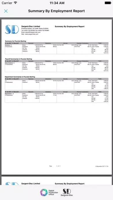 SD Payroll Screenshots