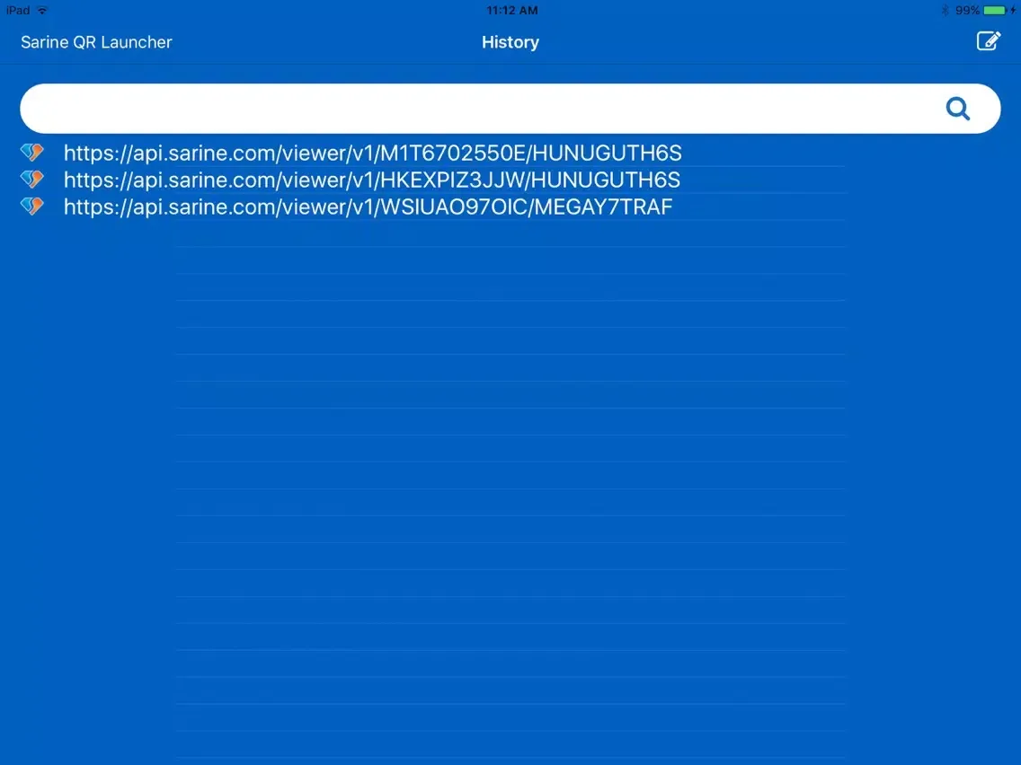 Sarine NA QR Launcher iPad  Ekran Görüntüleri