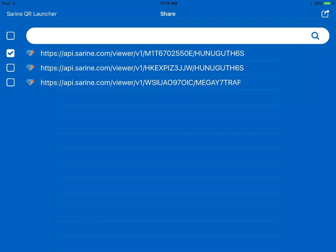 Sarine NA QR Launcher iPad  Ekran Görüntüleri