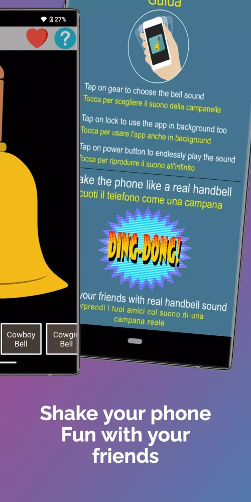 Capturas de tela do Handbell - Service Bell app