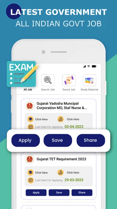 Capturas de pantalla de Sarkari Naukri India Govt Exam
