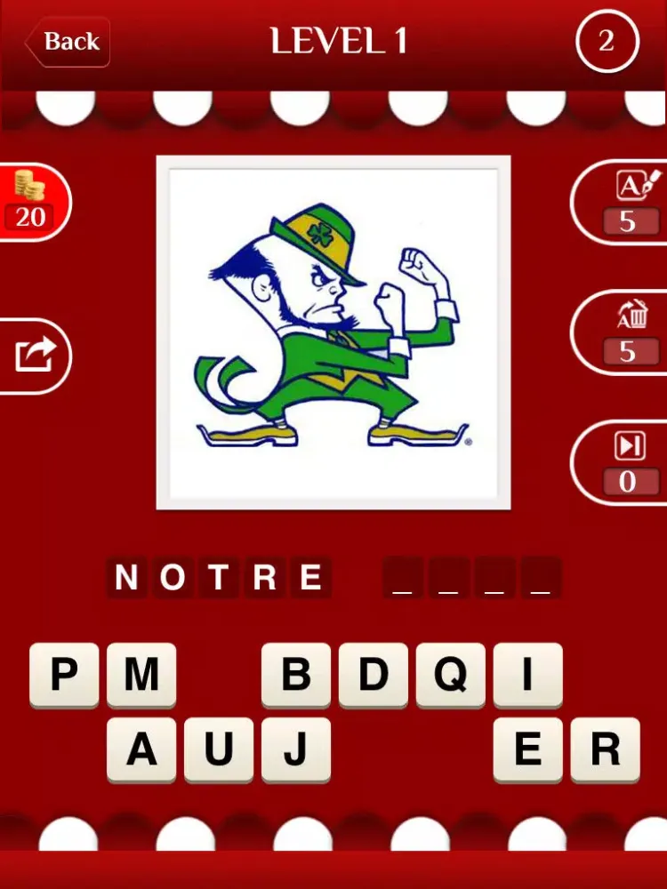 Capturas de tela do Sports Logo Trivia - Logo Guessing Quiz of University Club Basketball, Baseball iPad 