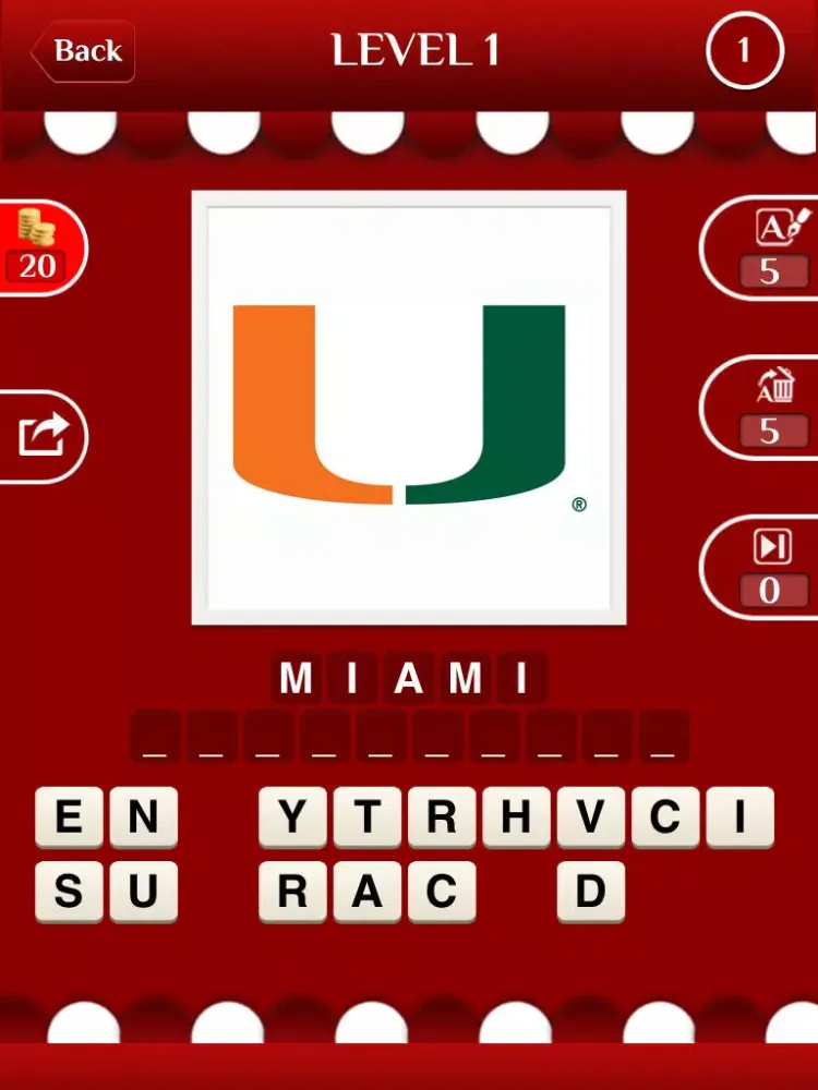 Capturas de tela do Sports Logo Trivia - Logo Guessing Quiz of University Club Basketball, Baseball iPad 