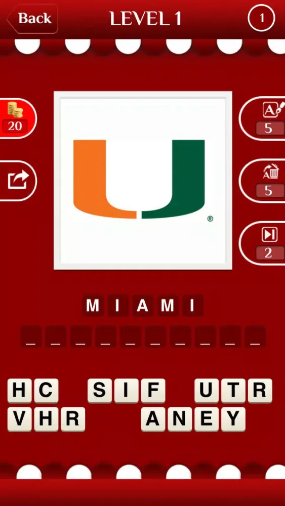 Capturas de tela do Sports Logo Trivia - Logo Guessing Quiz of University Club Basketball, Baseball