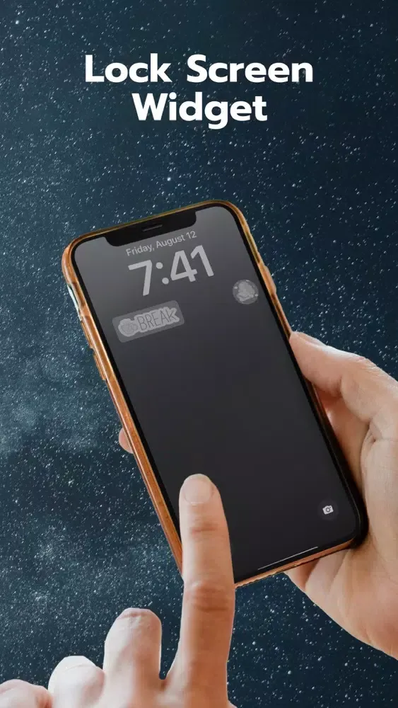 Aesthetic Lock Screen Widget Screenshots