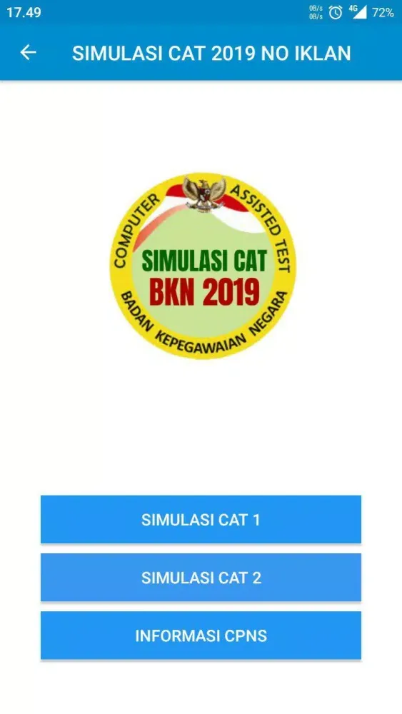 Zrzuty ekranu CAT BKN 2019