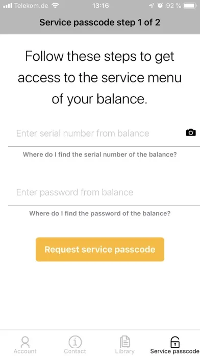 ภาพหน้าจอของ MyService