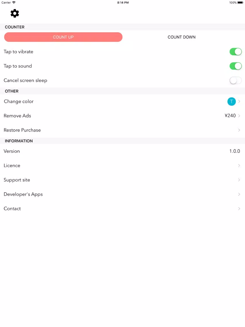 Capturas de pantalla de Utile Counter iPad 