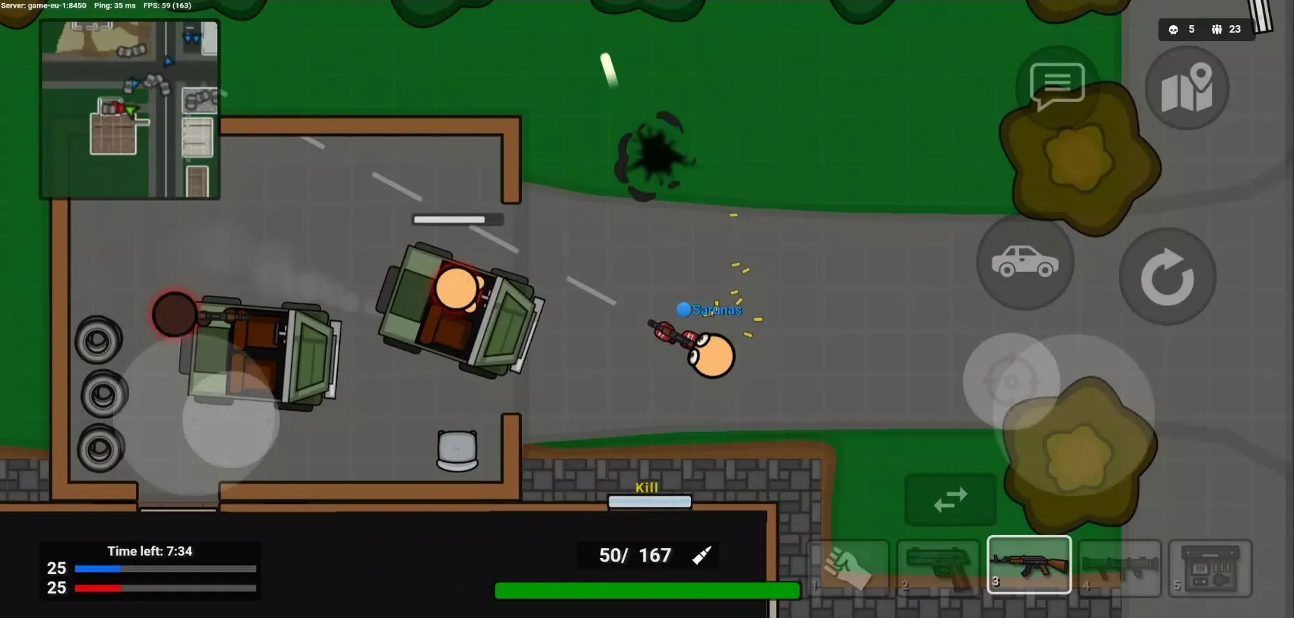 Capturas de pantalla de BattleDudes.io Online Shooter