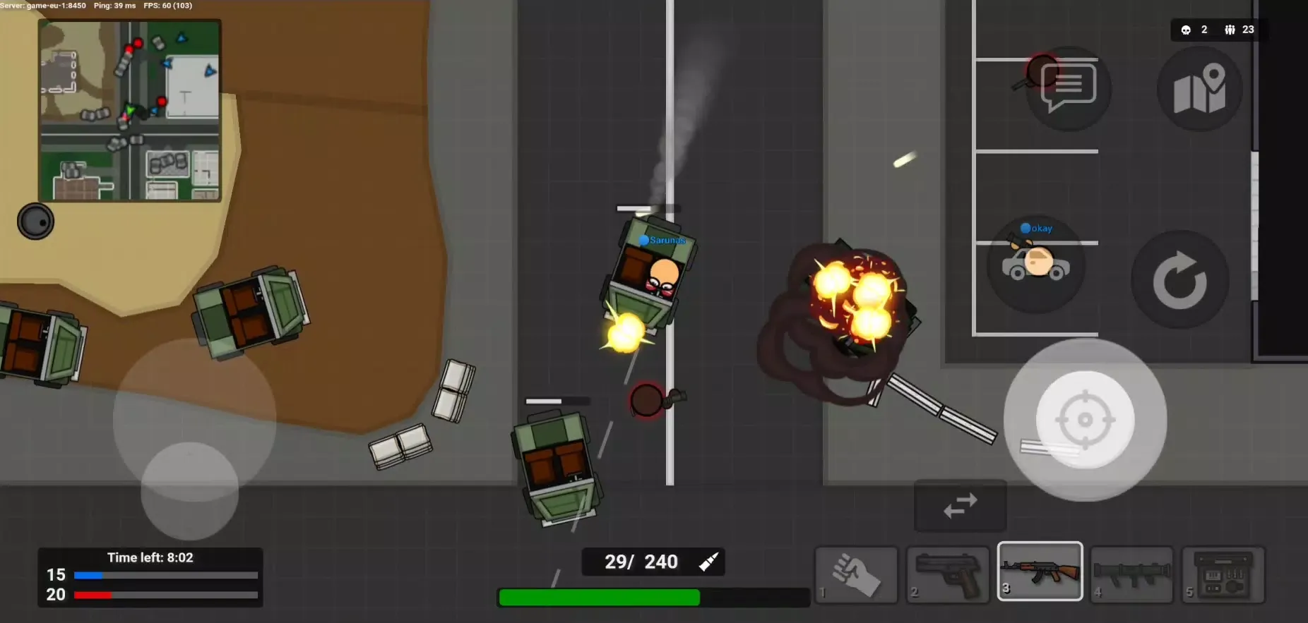 Capturas de pantalla de BattleDudes.io Online Shooter