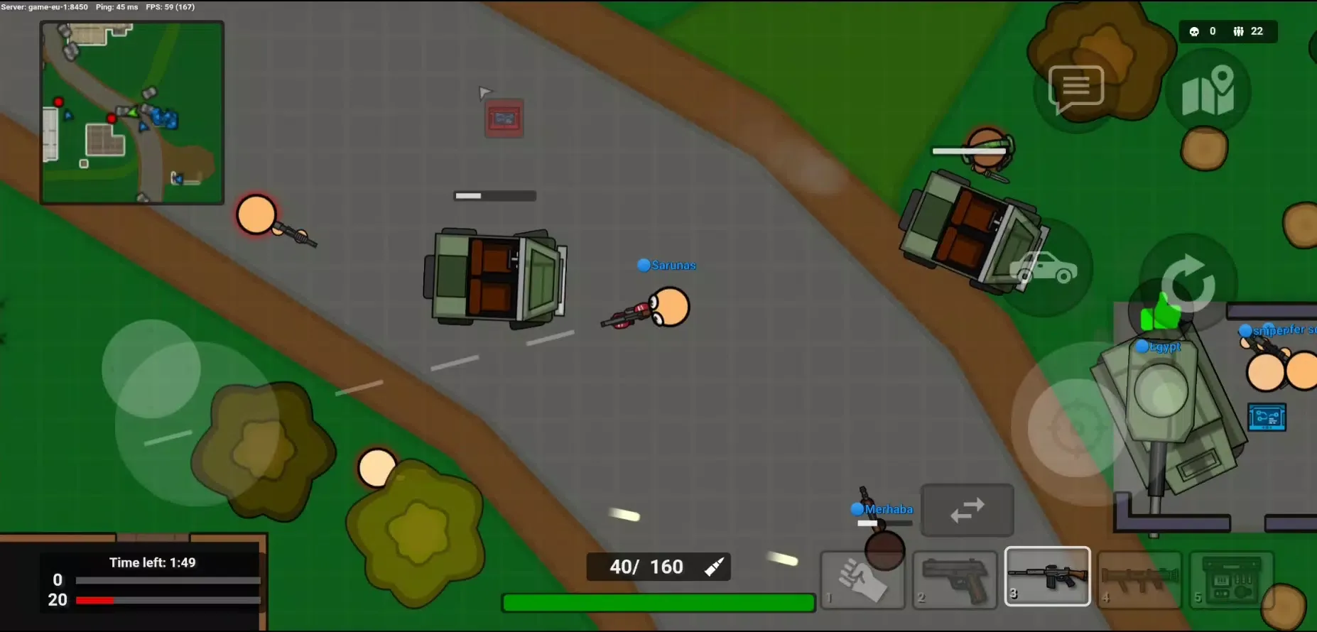 Capturas de pantalla de BattleDudes.io Online Shooter