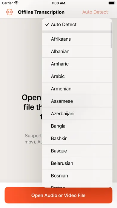 Capturas de pantalla de Offline privacy transcription