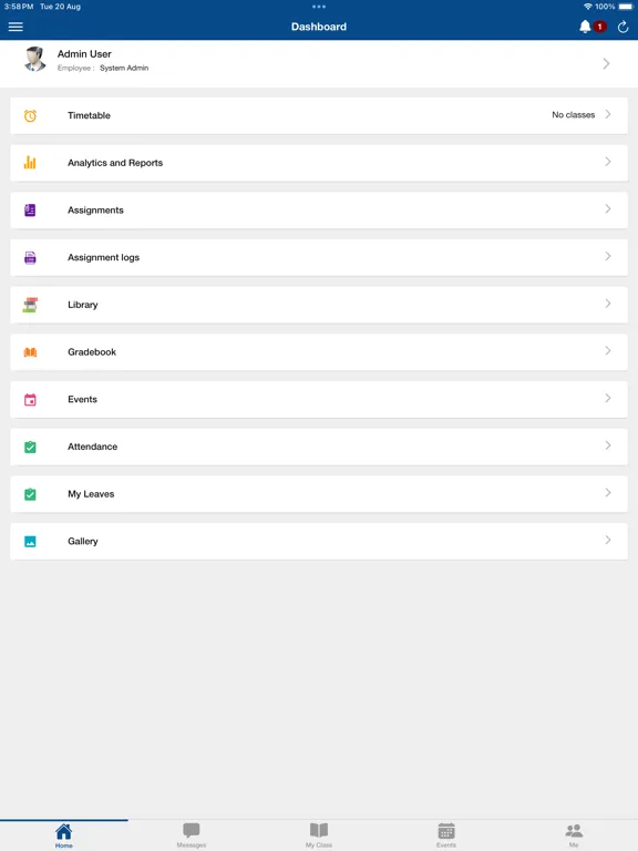 مدرسة فيض العطاء iPad  Screenshots