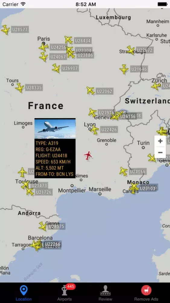 Capturas de tela do Air Tracker For SAS: Scandinavian Airlines