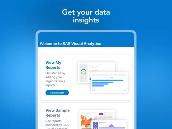 SAS Visual Analytics iPad 應用截圖