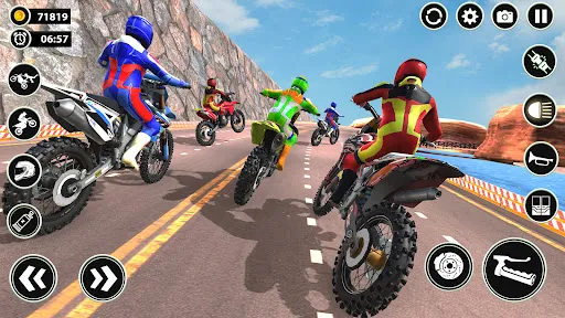 Zrzuty ekranu Bike Race - Dirt Racing Games