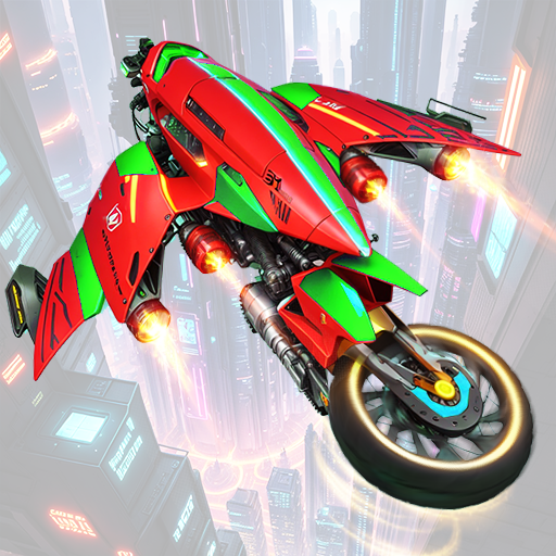Light Bike Race Flying Stuntsのアイコン