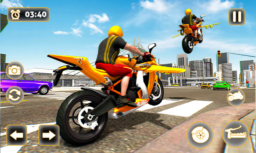 Light Bike Race Flying Stuntsのアプリスクリーンショット2