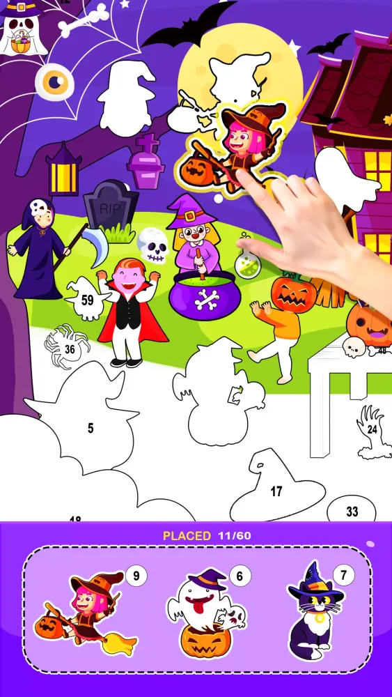 Tangkapan skrin Christmas Sticker: Puzzle Sort