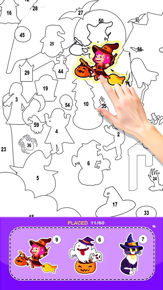 Tangkapan skrin Christmas Sticker: Puzzle Sort