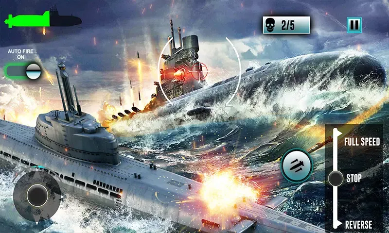 Ảnh chụp màn hình của Submarine War Zone WW2 Battle