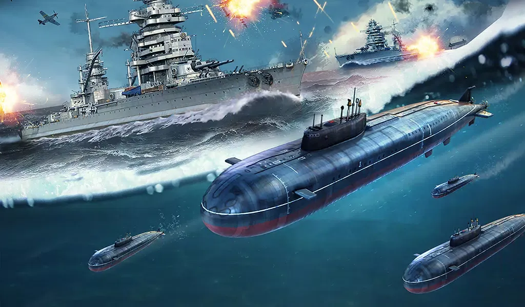 Ảnh chụp màn hình của Submarine War Zone WW2 Battle