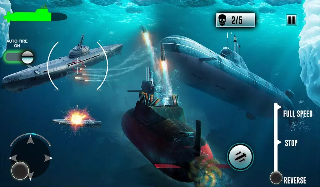 Ảnh chụp màn hình của Submarine War Zone WW2 Battle