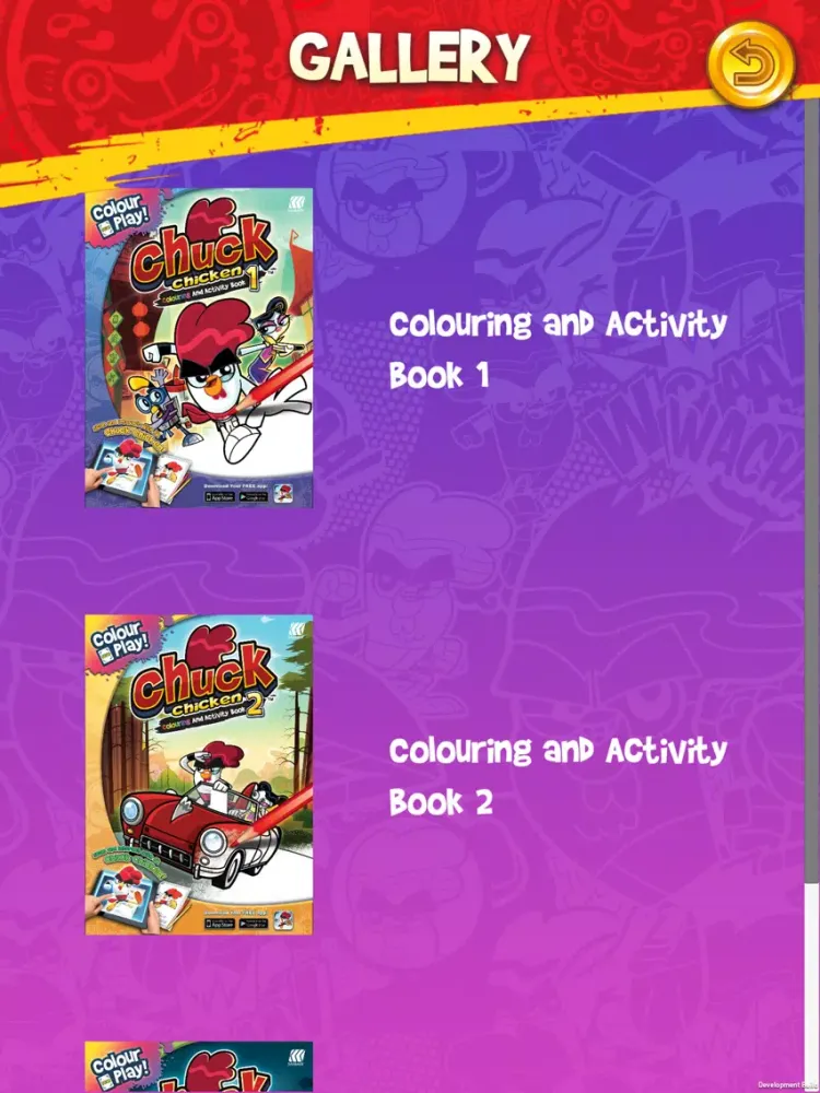 Tangkapan layar Chuck Chicken Colouring Books iPad 