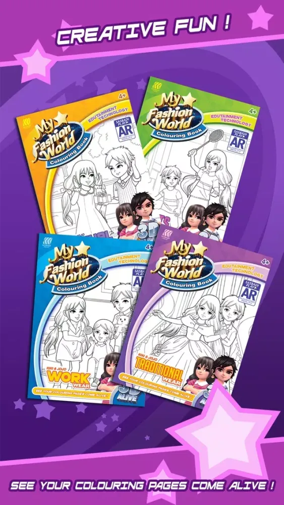 Captures d'écran de MFW - Colouring Book Series