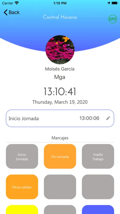 Control Horario سکرین شاٹس