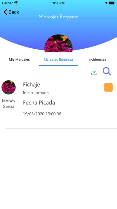 Control Horario سکرین شاٹس