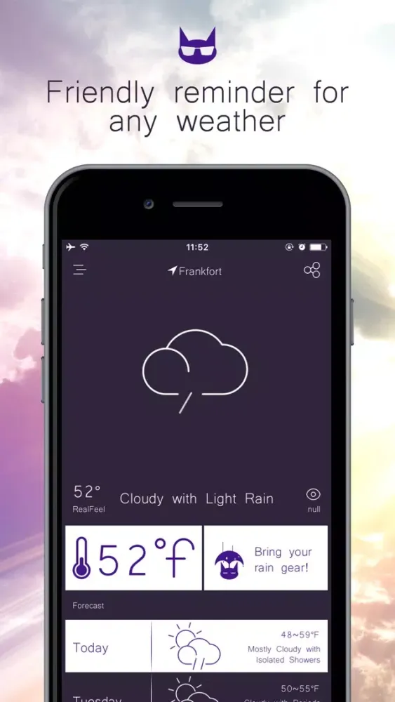 Скриншоты Sasha Weather FREE-Live 7day forecast for all city