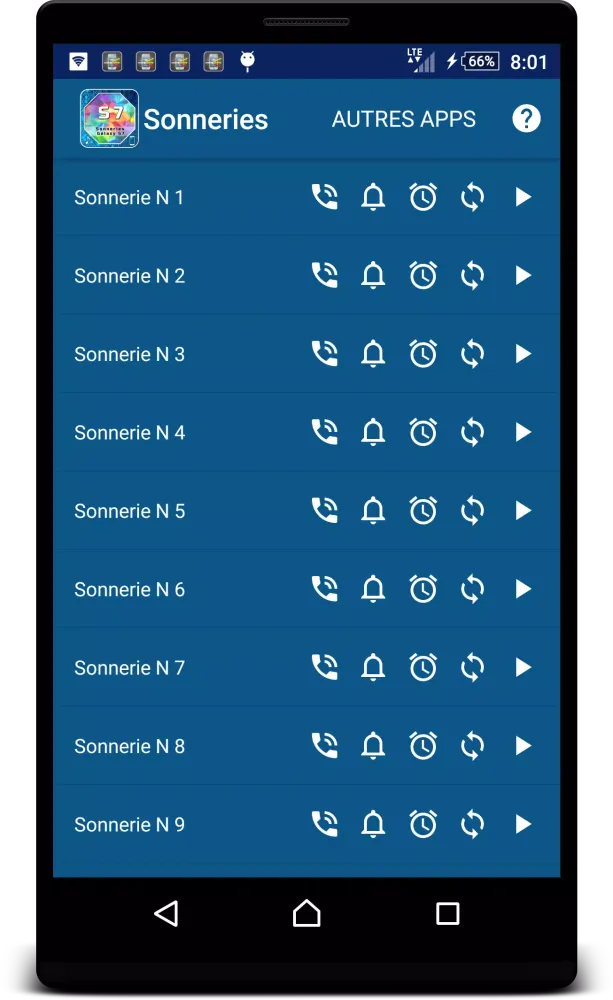 Sonneries galaxy fortes 2024应用截图