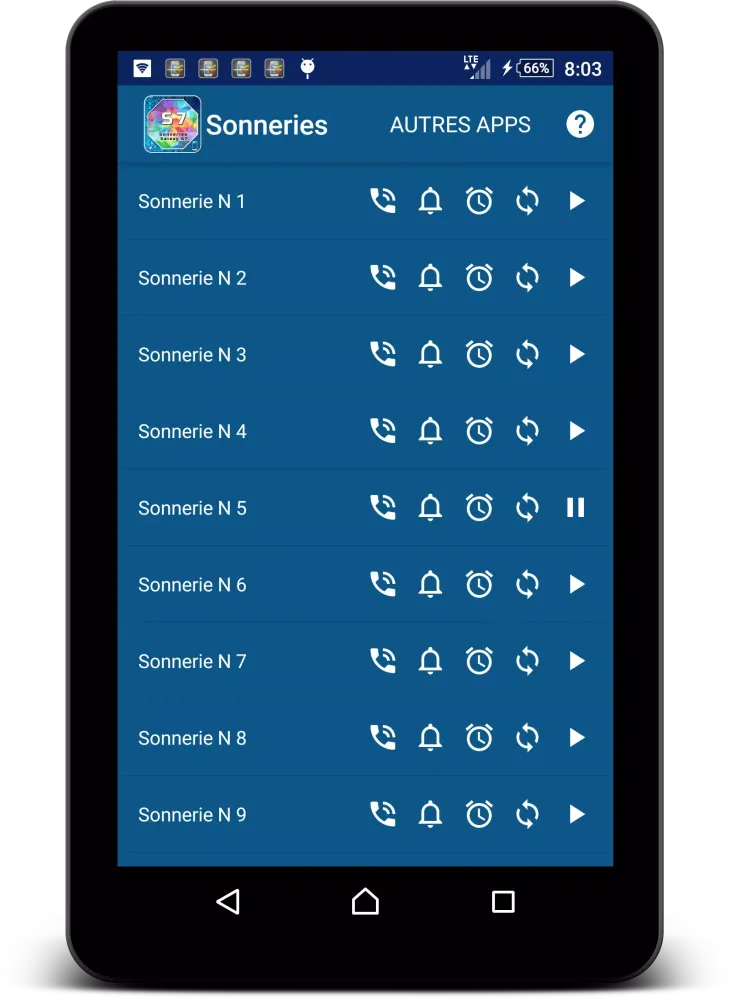 Sonneries galaxy fortes 2024应用截图
