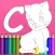 A-Z English Easy Coloring Book